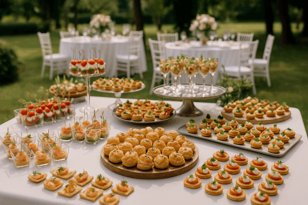 Idée amuse-bouche vin d'honneur mariage