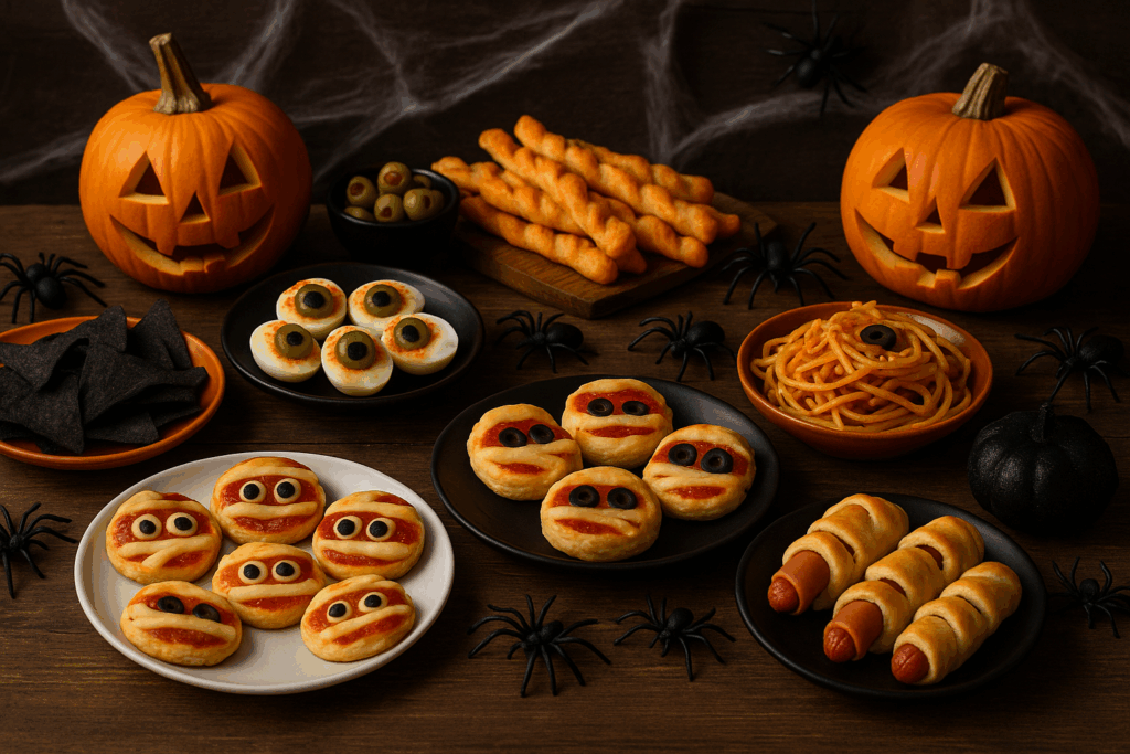 buffet apéro dînatoire Halloween