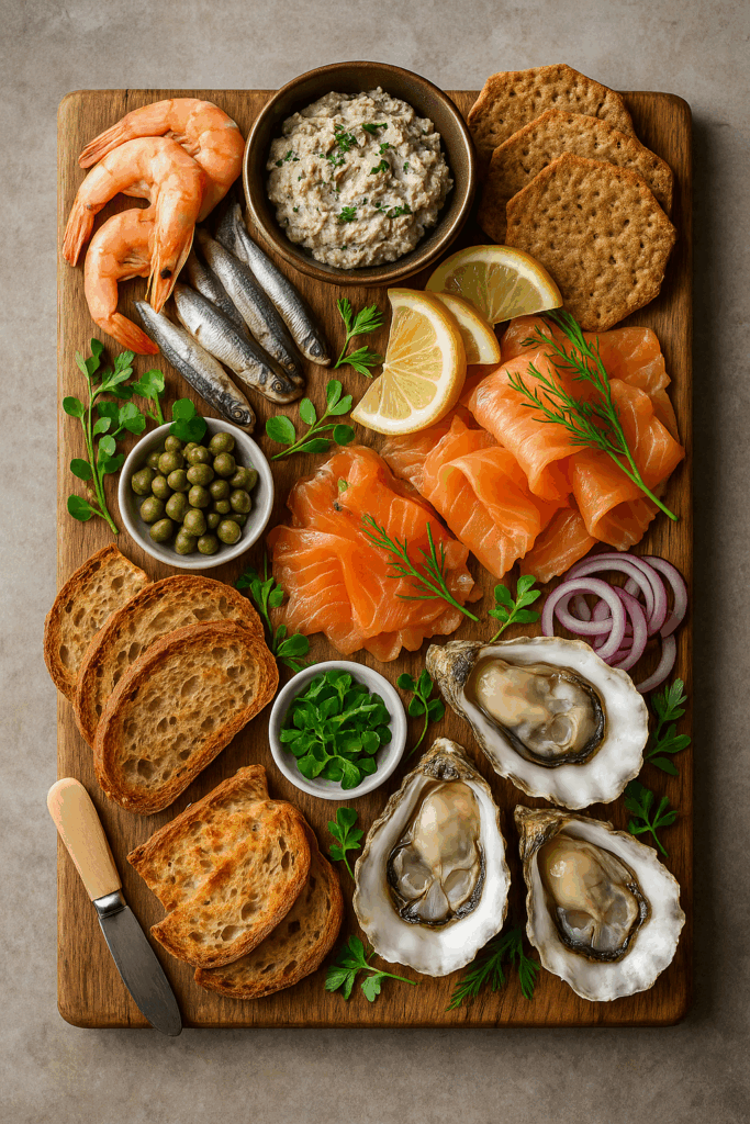 planche apéro de la mer