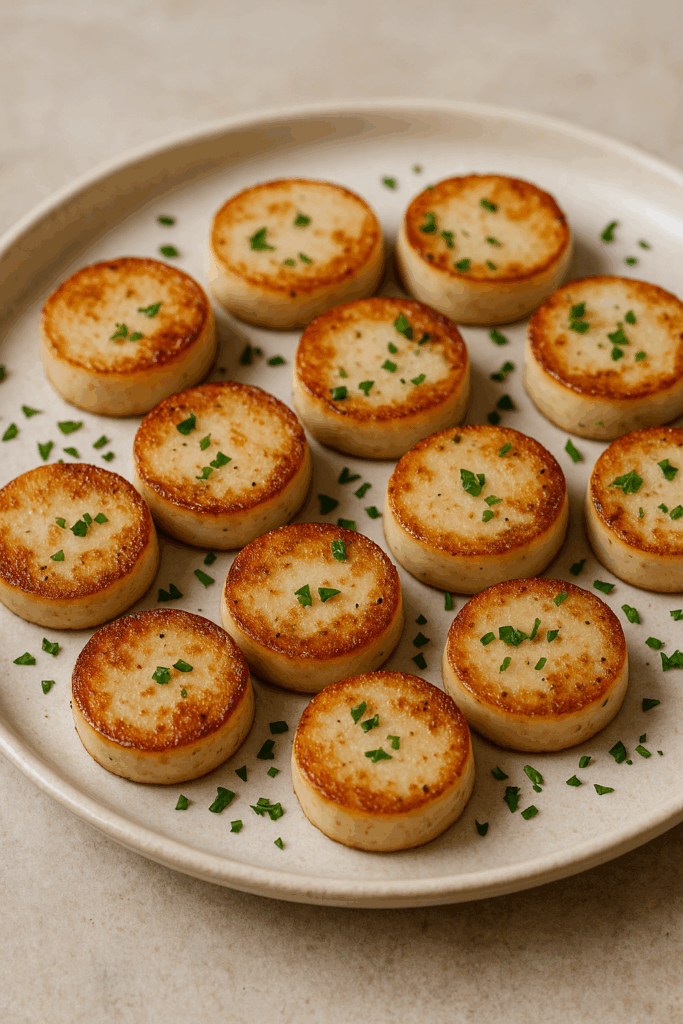 rondelles boudin blanc aperitif