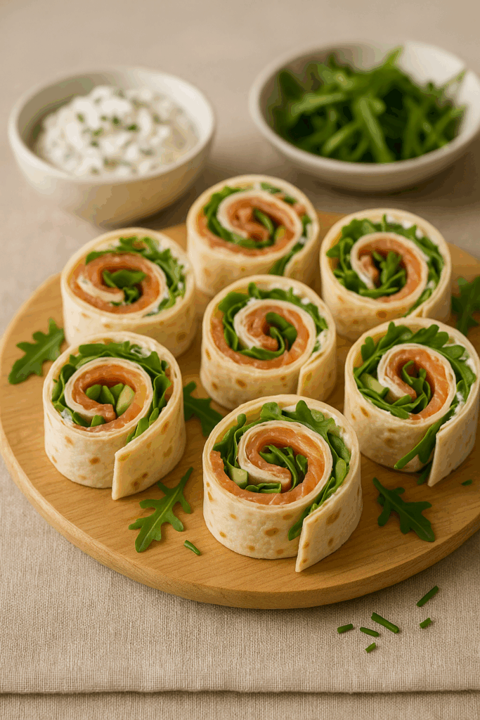 wrap apéro au saumon